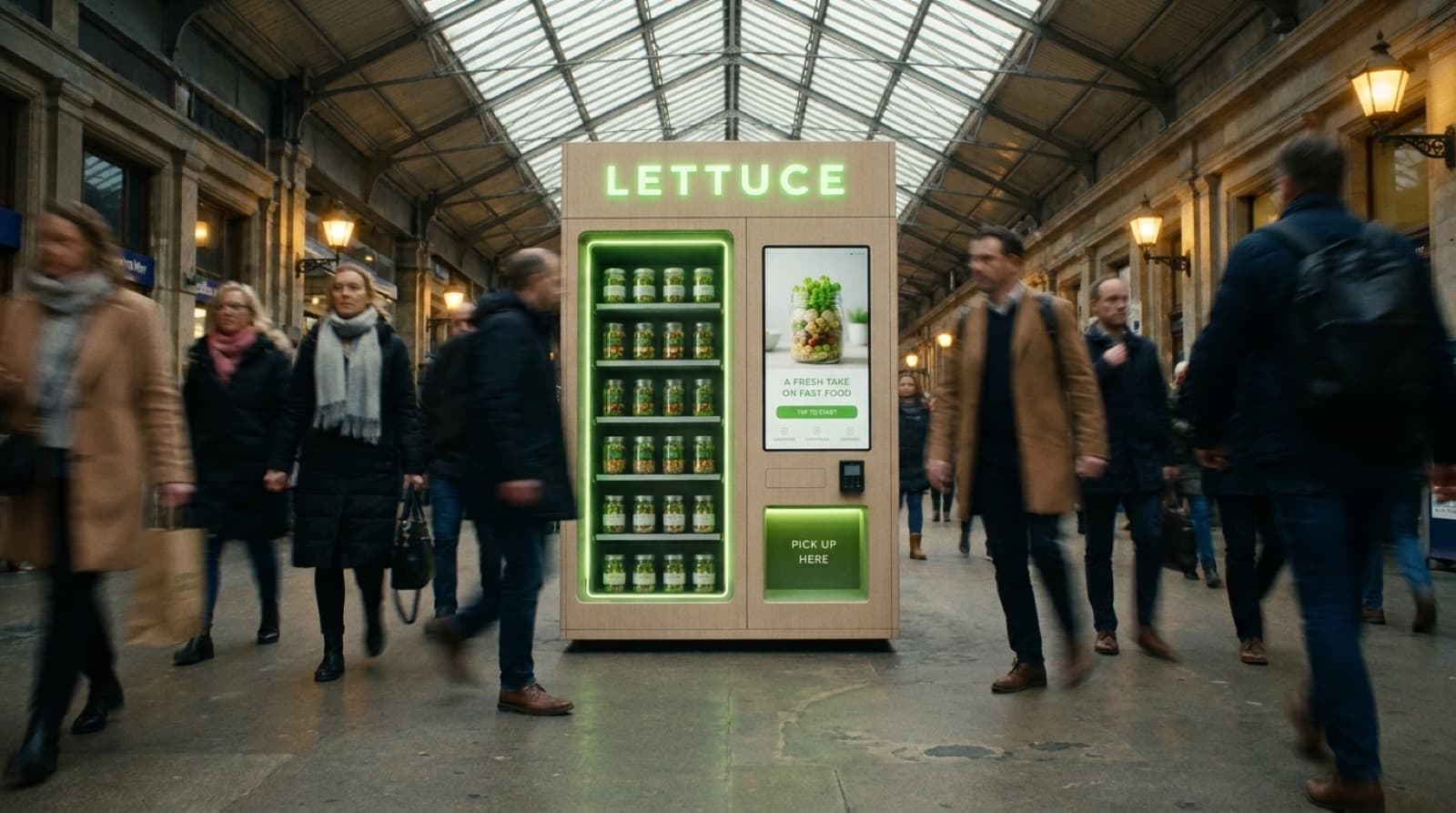 Lettuce-stasjon — Kjøpesenteret