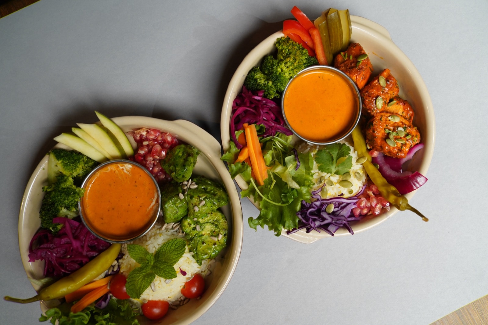 Ferske Lettuce-bowls